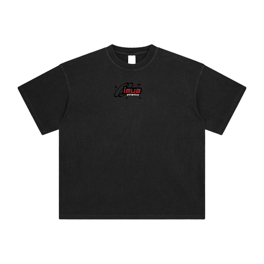 IMUA Athletics SS25 Enzyme Washed T-Shirt Black