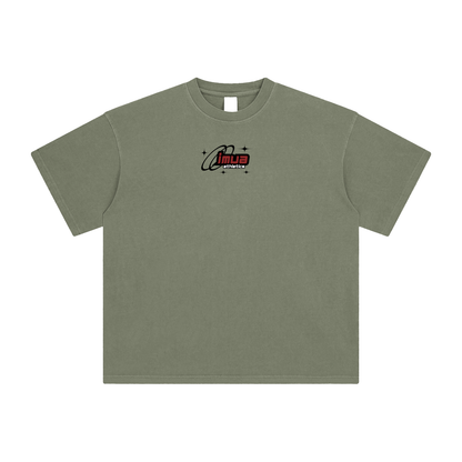 IMUA Athletics SS25 Enzyme Washed T-Shirt Gray Green